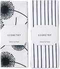 GEOMETRY Kitchen Tea Towels - Quick Dry Microfiber Dish Towels for Kitchen Linen Breeze, 18" x 30" 2 Pack