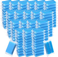 Tioncy 180 Pcs Individually Wrapped Sponges Bulk Kitchen Brown Non Scratch Scrub Sponges Dual Sided Cleaning Scrubber for Household Washing Dishes, Pots, Pans, Sinks, Stoves, Appliances, Car, Bike