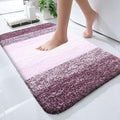 OLANLY Small Bathroom Rugs Mat 24x16, Extra Soft Absorbent Microfiber Bath Rugs, Rubber Backing, Quick Dry, Machine Washable Bath Mats for Bathroom Floor, Tub and Shower, Home Decor Accessories, Mauve