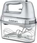 Cuisinart Electric Hand Mixer, 9 Speeds, Extra Long Beaters, 220W | 200W mixer electric handheld design with adjustable speed settings, dishwasher-safe beaters & a beater-eject lever, HM-90BCS