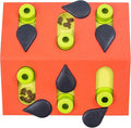 Catstages Nina Ottosson Melon Madness Puzzle & Play Cat Puzzle Feeder – Interactive Treat Game for Indoor Cats, Level 2 Slow Feeder Enrichment Toy, 10.5" x 10.6"