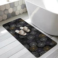 Black Halloween Bathroom Runner Rugs Non Slip Washable Absorbent Narrow Long Bath Mat Purple White Yellow Net Classic Black Runner Rugs for Kitchen Hallway Bedroom Laundry Study Room 31.5"x78.7"