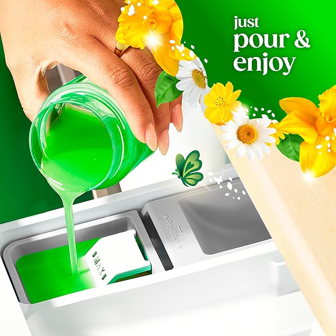 Gain Liquid Laundry Detergent with Odor Defense, Original Scent, Laundry Soap For HE Washing Machines, 81 fl oz, 61 Loads (Packaging May Vary)