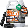 Rock Glue with Electric Sprayer, 1 Gallon Ready-to-Use Mulch Hold for Landscaping, 100% Water-Permeable, Pet-Safe Non-Toxic Landscape Glue Spray for Rocks Binder, Patios Pea Gravel Stabilizer