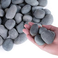 Pulovin 20 lbs River Rocks for Landscaping, 1-2 inch Natural Rocks for Aquarium, Fish Tank, Decorative Garden Stones for Plants, Flower Pots, Vase, Walkways