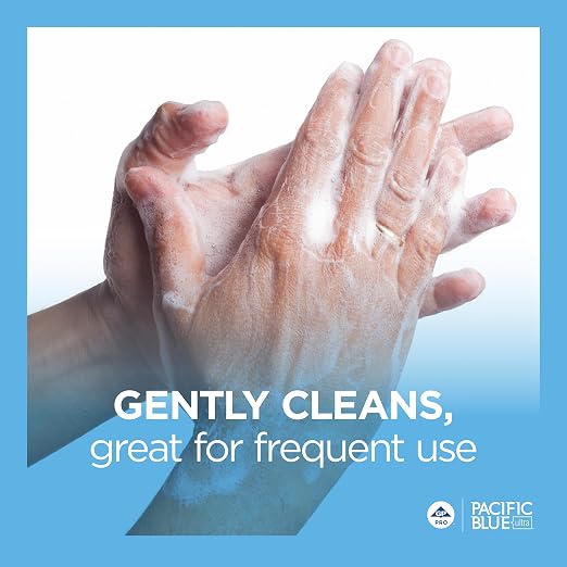 Georgia-Pacific Pacific Blue Ultra Manual Gentle Foam Hand Soap Refills by GP PRO, Pacific Citrus,43715,1200 mL Per Bottle,4 Bottles Per Case