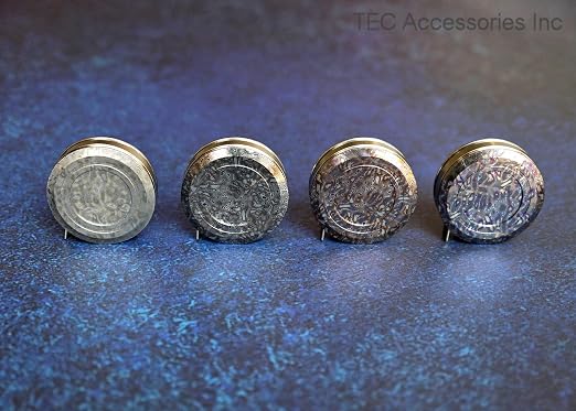 TEC Accessories Ti-Tape Titanium Retractable Tape Measure - Special Edition - Blue - 3 Foot User-Replaceable Tape - Pocket Size - Imperial and Metric - Keychain Clip - Lightweight - Everyday Carry