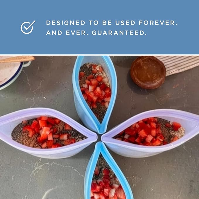 Stasher Premium Reusable Silicone Food Storage Bowl, Red, 6-Cup | Food-Safe Silicone, Freezer, Sous Vide, Microwave, Dishwasher, Oven Safe, Meal Prep, Lunch Container, BPA-Free, Eco-Friendly
