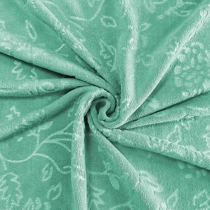 JML Extra Large Microfiber Bath Sheets Towels, 2 Pack, 35" x 70", Green | Oversized, Hanging Loop, Soft, Super Absorbent, Fast Drying, Perfect for Sauna, Shower, Sport, Fitness, Yoga
