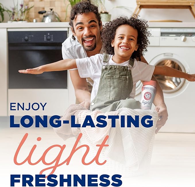 ARM & HAMMER Light In-Wash Scent Booster,No Heavy Perfumes,No Dyes,No-Parabens,Peony Blossom Scent,24 Oz,(Pack of 6)