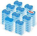 Tanlade 60 Pcs Individually Wrapped Sponges Kitchen Bulk Non Scratch Scouring Sponges for Dishes Household Cleaning Travel Apartments Hotel Car (Blue)