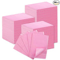 240pcs Disposable Nail Mats Foldable Nail Paper Towels, Table Acrylic Nail Practice Sheet, 3 Ply Waterproof Clean Nail Table Practice Mat for Salon Manicure Tattoo,Nail Art Accessories 13"x18"(Pink)