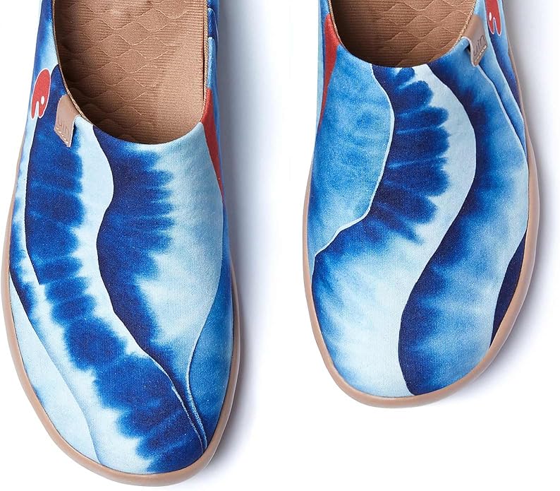UIN Men's Mules Slipper Loafers Lightweight Mules Walking Casual Clogs Comfort Household Slip Ons Art Painted Travel Shoes Malaga Marine World