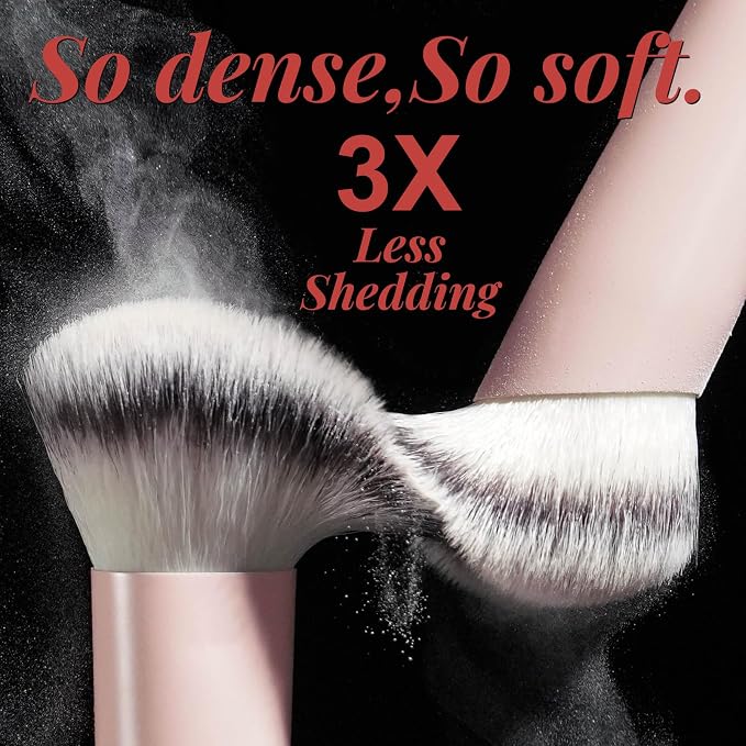 BS-MALL Makeup Brushes Kit – Professional Makeup Tools with Travel Case, Includes Foundation, Powder, Concealer, Lip & Eyeshadow Brushes for Daily Use & Versatile Occasions (Vermilion-Pink)