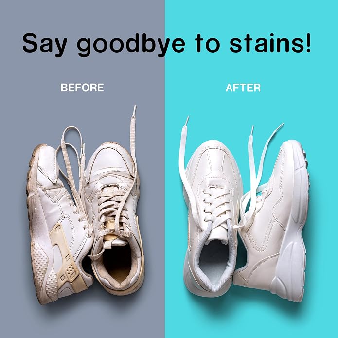 Shoe Cleaner Kit – Portable Sneaker Soles Scrubber Rag for Leather, Suede & More