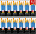 AROIC Acrylic Paint Brush Set, 12pack/120pcs Nylon Hair Paint Brushes, for Oil Painting Rock Body Painting, Artist Amateur Craft Paint Brushes Supplies, Children Adult Painting Small Paint Brush Set.