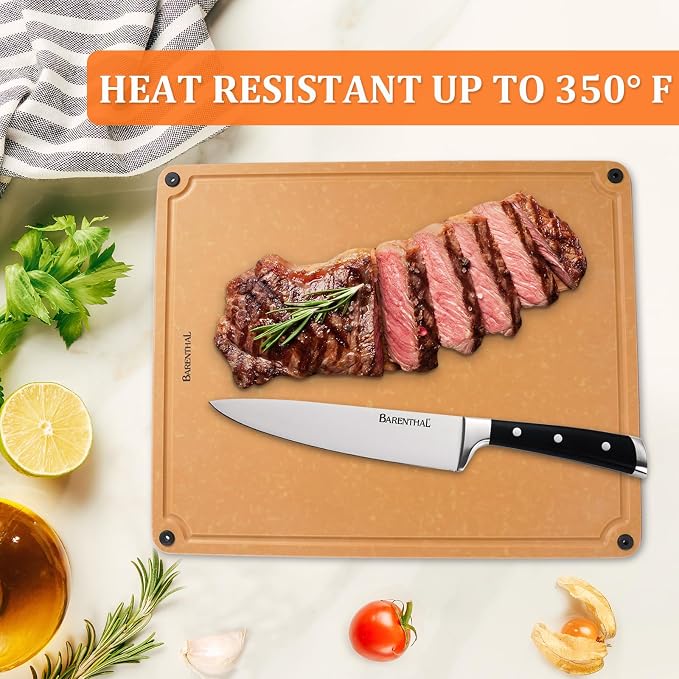 Large Cutting Boards for Kitchen Dishwasher - XL Cutting Board Set Double-Sided with Non-Slip Feet and Juice Groove Composite Chopping Board Knife Friendly Cut Meat, Fruit,Vegetable