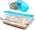 Libbey Baker’s Premium 4 Piece Glass Baking Dish Set, Multipurpose, Space Saving Casserole Dish with Lid Set, Baking Glassware for Potlucks, Leftovers