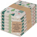 Urban Villa Kitchen Towels Christmas Green Trees Print Premium Quality,100% Cotton Dish Towels Mitered Corners Ultra Soft (Size: 20X30 Inch) Highly Absorbent Bar Towels & Tea Towels - (Set of 6)