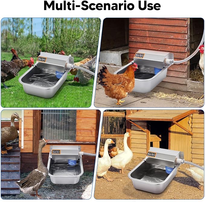 Automatic Water Dispenser for Dog, 3L Dog Water Bowl Dispenser, Large Water Feeder
