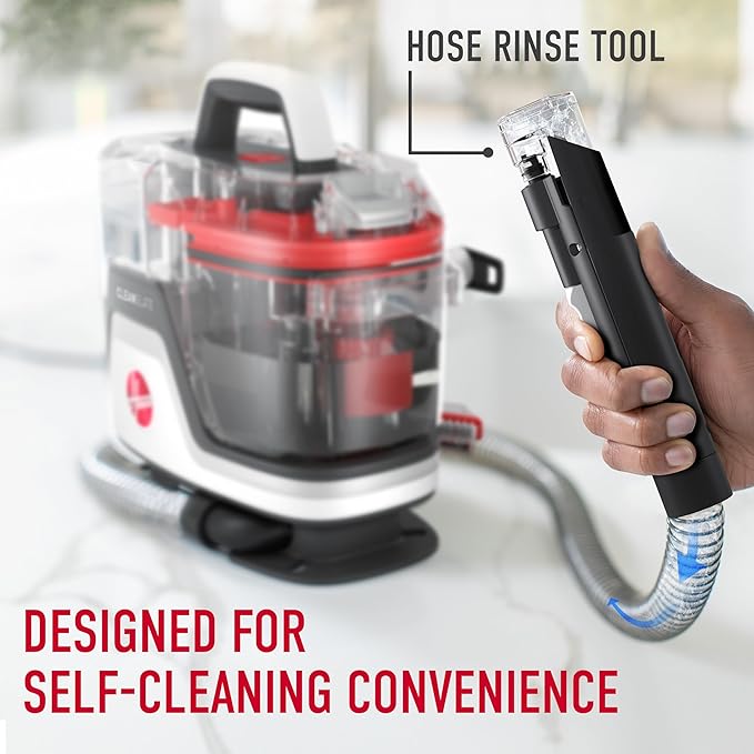 Hoover CleanSlate Plus Portable Carpet + Upholstery Spot Cleaner Machine | Powerful Suction with Versatile Tools, Pet Stain Remover, Car and Auto Detailer, Pair with Hoover Carpet Cleaner Solution