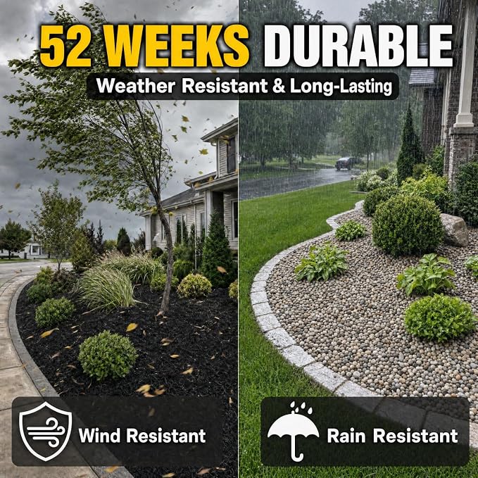 Teexpert Rock Glue for Landscaping: 170OZ Water-Based Formula Mulch Binder for Rocks & Mulch Gravel Pebbles, 100% Permeable Safe for Kids Plants Pets Fast-Drying Easy to Use for Holds 12 Months