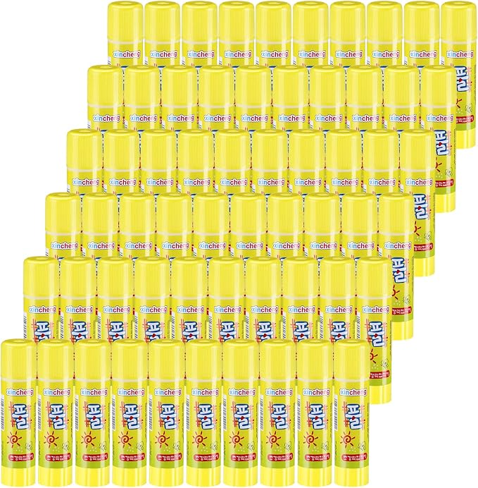 Zubebe 0.25 oz White Glue Sticks in Bulk for Classroom, Washable Glue Stick for Crafts Home Back to School Students Teachers Employees Scrapbooking Crafting Supplies (100 Pcs)