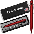 BASTION Bolt Action Pen, Aluminum Regal Red, HyperBolt EDC Pen, Refillable Metal Writing Pen, Premium Graduation Gift, Executive Pocket Pen