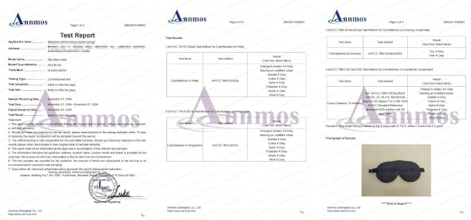 Alaska Bear Sleep Mask Silk Eye Cover with Shaped Pad, Machine Washable | Pressure-free Sleeping, Foam Insert, Upgrade Contour Over Conventional Flat Satin Eye Masks