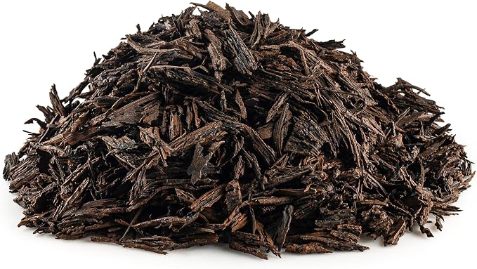 Premium Shredded Rubber Mulch for Gardens, Lawns, and Landscaping | Long Lasting Color | Looks Like Natural Wood Mulch (37.5 CU. CT. - 675 LBS, Brown)