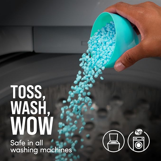Downy Unstopables In Wash Scent Booster Beads, Fresh Scent, 24 oz, Laundry Beads for odor Protection, Downy Scent Booster Beads, Laundry Scent Boosters (Pack of 2)