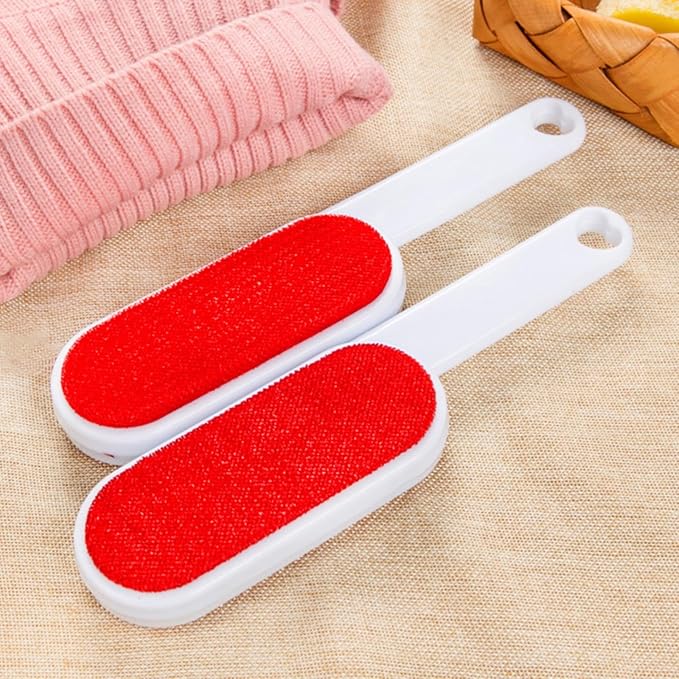 Carpet hair remover tool，Double-Side Sweater Sticky Wool Brush Static Brush Clothes Cleaning Tools Household Hair Dust Remover Electrostatic Dust Cleaner-1pc, Jtmfqjq1