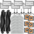 Accessory Kit Compatible with Eufy X8 Pro/ x8 Pro Ses Robot Vacuum Cleaner | Vacuum Replacement Parts( 2 rolling brush +6 filter +6 mop cloth pads +6 side brush +6 dust bag)