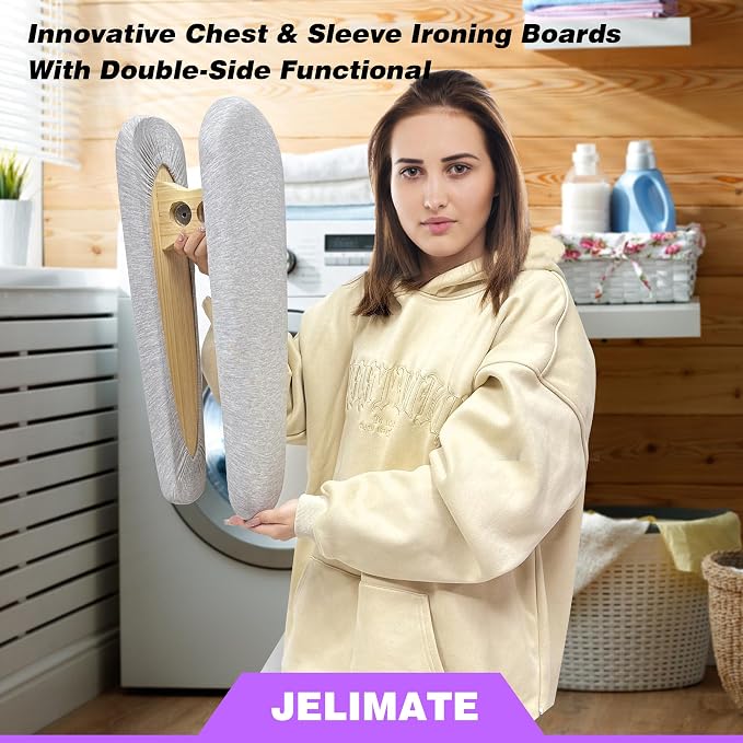 Padded Pants & Sleeve Ironing Boards with Ultra Thick Padding, Double Side Ironing Board