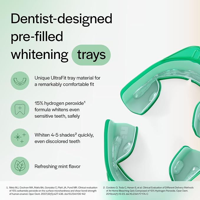 Opalescence GO 15 Teeth Whitening Trays Bundle 15% Hydrogen Peroxide 6238-T | Gel Prefilled Trays - Includes Original Toothpaste Travel Size 1 Oz & 2Chill Toothbrush. Mint - by Ultradent (7 Treatments)