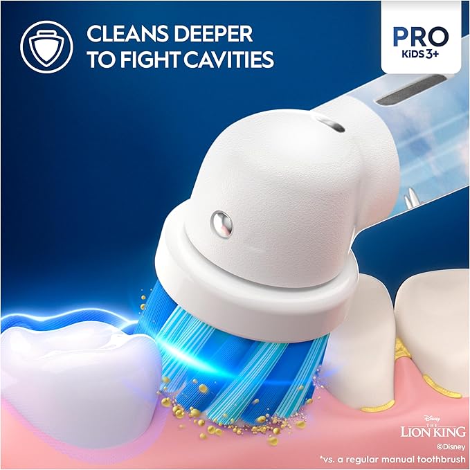 Oral-B Pro Kids Toothbrush Heads Featuring Disney The Lion King, Pack of 8 Counts