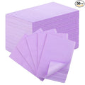 50pcs Disposable Nail Mats Foldable Nail Paper Towels for Table Acrylic Nail Practice Sheet, 3 Ply Waterproof Clean Nail Table Practice Mat for Salon Manicure Tattoo,Nail Art Accessories(Purple)