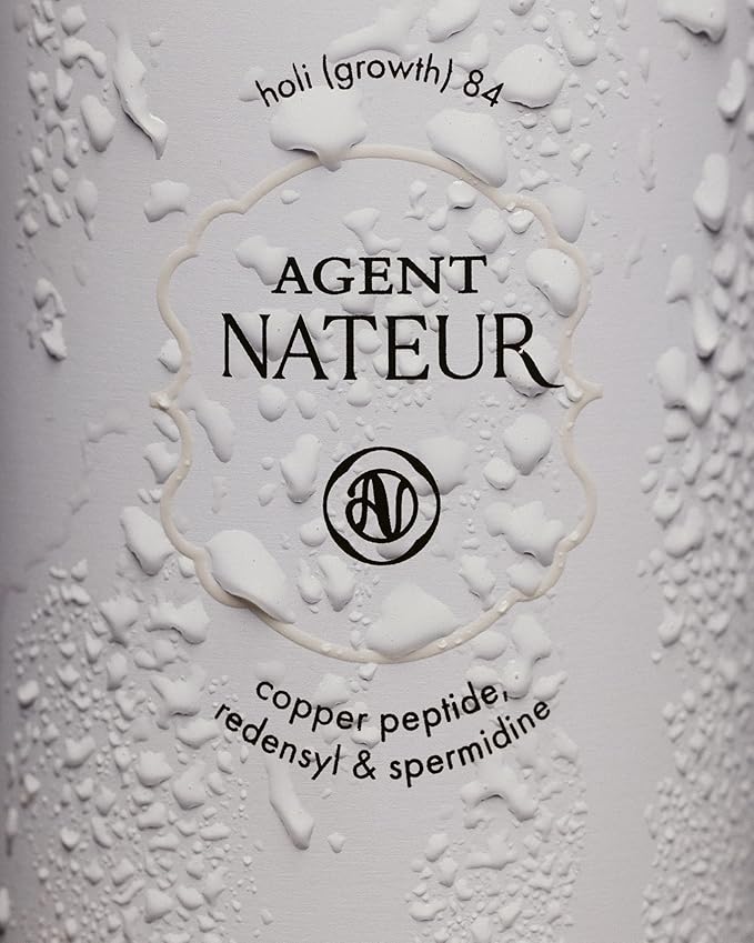 Agent Nateur - holi (growth) 84 Advanced Leave-In Growth Scalp Treatment | Copper Peptides, Rosemary Extract | Clean, Effective Haircare, No Oily Residue | Suitable For All Hair Types (4 oz | 120 mL)