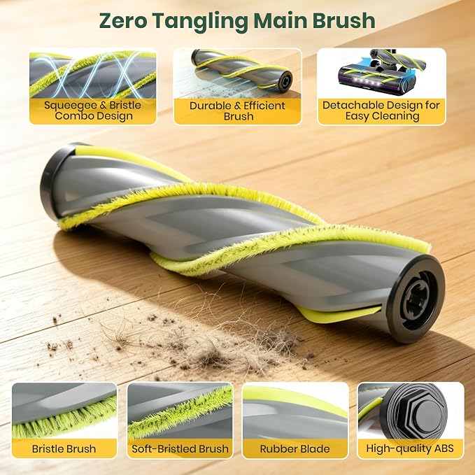 Replacement Brush Roll Compatible with Bissell Cleanview XR 200W/ Cleanview XR Pet 300W/ Powerlifter Turbo Cordless Stick Vacuum Cleaner 3789U, 3789X, 3789, 3797V, 3797W, 3797（2Pack ）