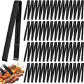 60 Pcs Plastic Tongs for Serving Bulk 9 Inch Black Plastic Disposable Serving Tongs Heavy Duty Salad Utensils for Kitchen Buffets BBQ Events Weddings Party