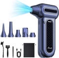 Rosewill Electric Air Duster - 130,000 RPM Super Power Cordless w/Turbo Mode, 4-Gear Adjustable Mini Blower with Fast Charging, Inflation and Suction for Computer, Keyboard, Pet, House, Outdoor & Car