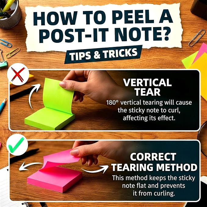 Bulk Personalized Sticky Notes 3"x3" – Custom Notepads with Logo or Text, 50 Sheets per Pad, Custom Post it Notes, 3–100 Pack for Business Marketing, Office (80)