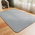 HotLive Dog Food Mat - Absorbent Cat Mat for Food and Water, No Stains Pet Feeding Bowl Mat, Easy to Clean Pet Placemats, Quick Dry Dog Water Dispenser Mat for Messy Drinkers | Grey 12"x 19"