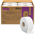 Cascades PRO Select Jumbo Roll Premium Bath Tissue 2-Ply - Suitable for universal dispensers -Toilet Paper is Septic Tank Safe, Certified, Recycled - 1000' length/Roll, 12 Rolls/Box - B140 - White
