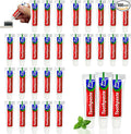 100 Tubes Bulk Mini Toothpastes, 0.18oz Single-use Mint Toothpaste | For Daily Mouth Clean and Fresh Breath, Toiletry Supplies for Homeless Shelters & Charity Donations
