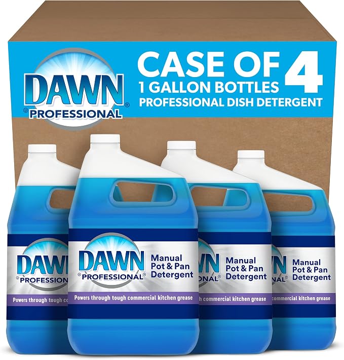 Dawn Professional Dishwashing Liquid Soap Detergent and Simple Green Industrial Cleaner and Degreaser Bundle (1 Gallon, 127.8 Fl Oz)