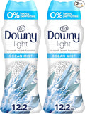Downy Scent Booster Beads | Ocean Mist | 12.2 oz | Pack of 2 | No Heavy Perfumes