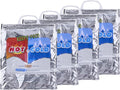 Superio Hot and Cold Insulated Bags for Food Delivery, Grocery Shopping Bags, Food Storage for Hot and Frozen Food for Travel, Disposable Cooler Bag, Reinforced Thermal Lunch Bag (4, 12"x13.5")
