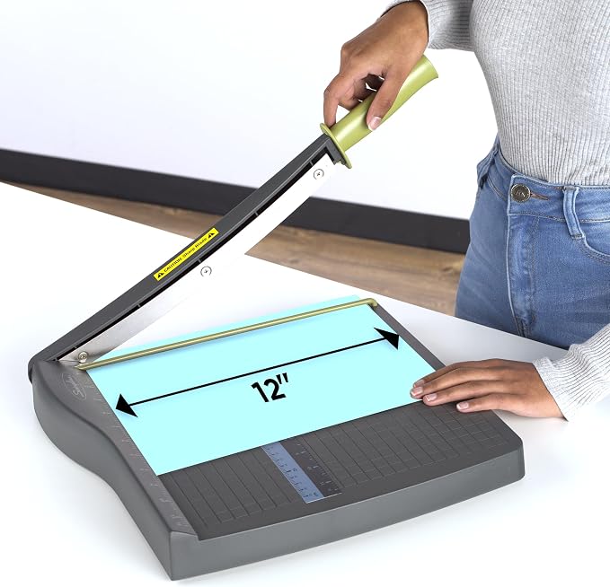 Swingline Paper Cutter, Guillotine Trimmer, 12" Cut Length, 10 Sheet Capacity, ClassicCut Lite (9312)