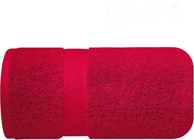 Infinitee Xclusives – Luxury Bath Sheets Towels – 1 Pack 600 GSM (35X70 Inches) – 100% Ring Spun Cotton Large Bath Towels for Bathroom (Burgundy, Bath Sheets - Pack 1)